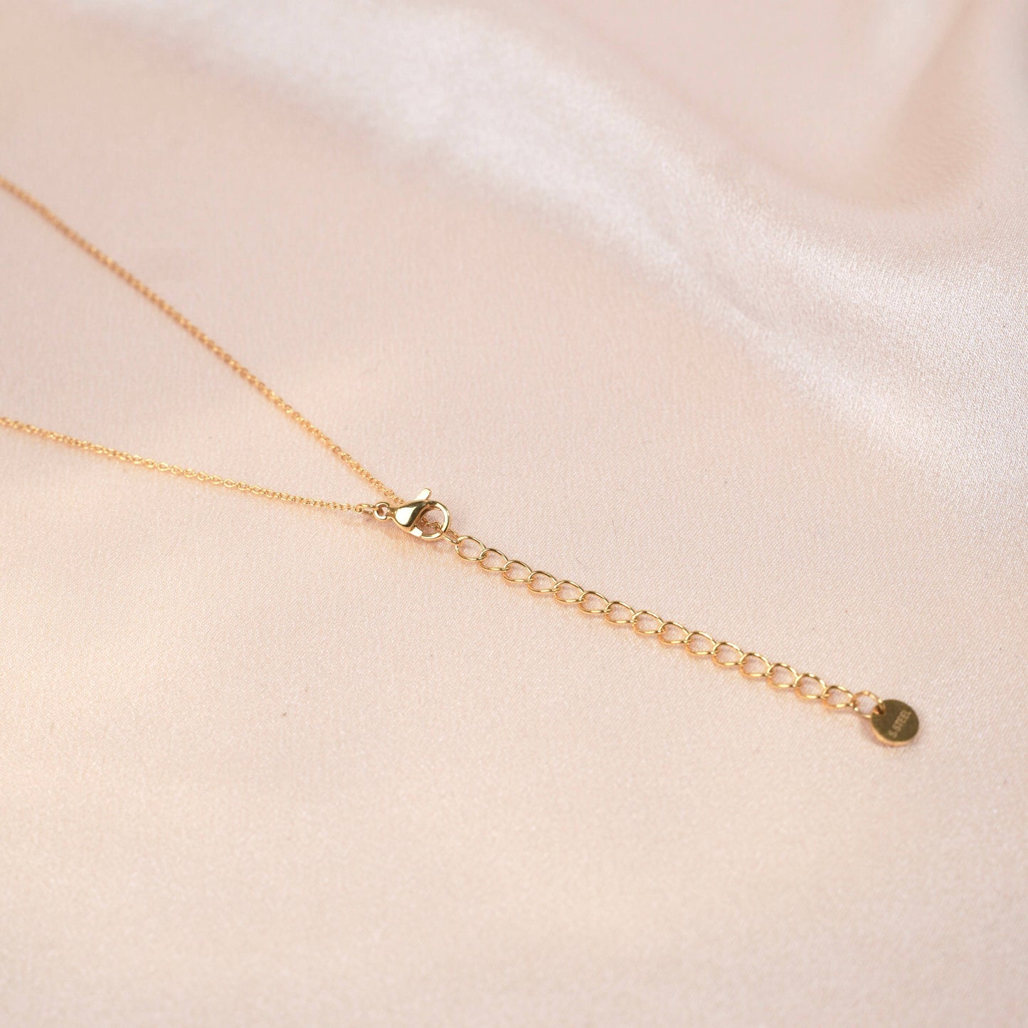 Collier acier inoxydable chaine dorée