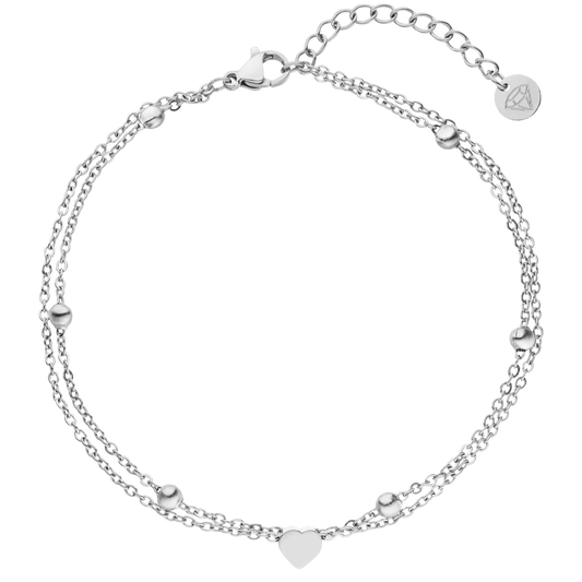 NOUVEAUTE ! Bracelet Heartbeat | Plaqué or 18K ou acier inoxydable poli