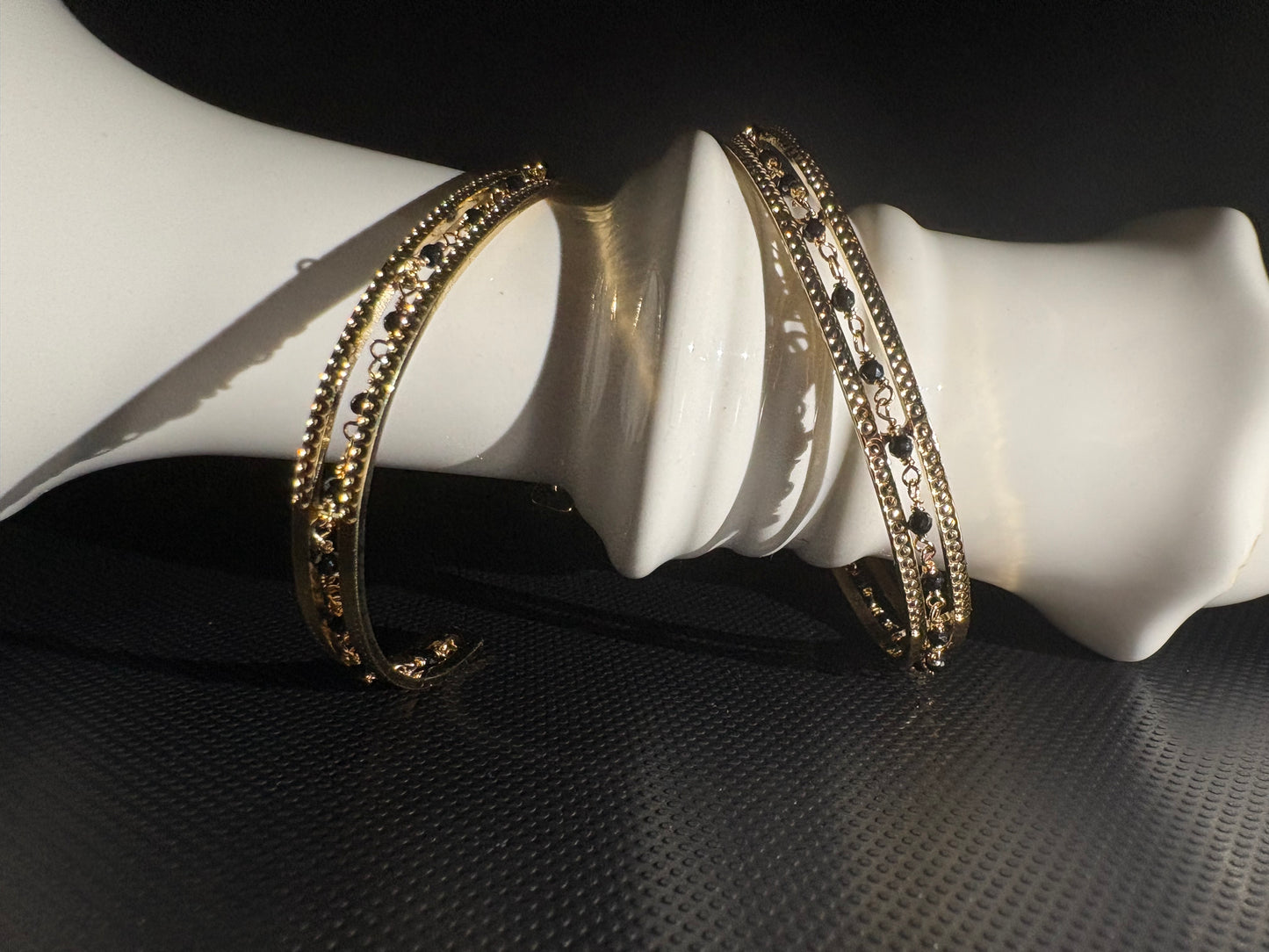 Jonc SABAH plaqué Or 18K