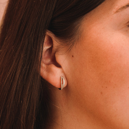 NOUVEAUTE ! Boucles d'oreille "Meily" | Argent rhodié ou rhoduim doré