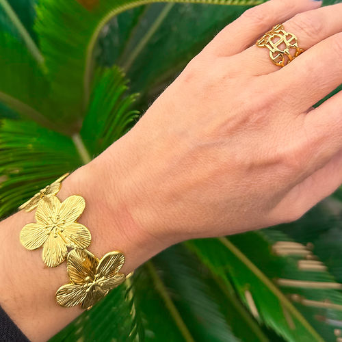 NOUVEAUTE ! Bague "Marinette" | Acier inoxydable doré ou gris