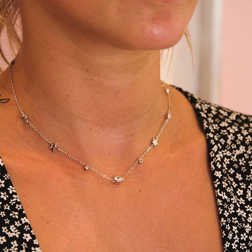 Collier "Starlette" | Argent 925 millièmes rhodié