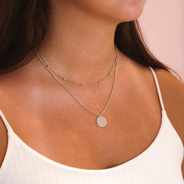 Collier "Mylie" | Rhodium doré
