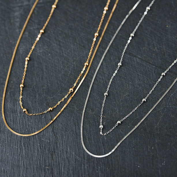 Collier "Lucy G" | Argent 925 millièmes rhodié ou rhodium doré