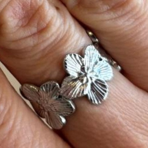 NOUVEAUTE ! Bague "Florette" | Acier inoxydable doré ou gris