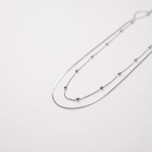 Collier "Lucy G" | Argent 925 millièmes rhodié ou rhodium doré