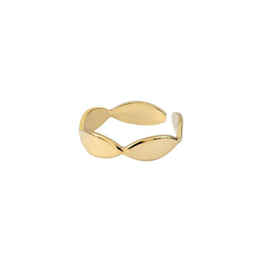 NOUVEAUTE ! Bague Calisson simple | Plaqué or 18k.