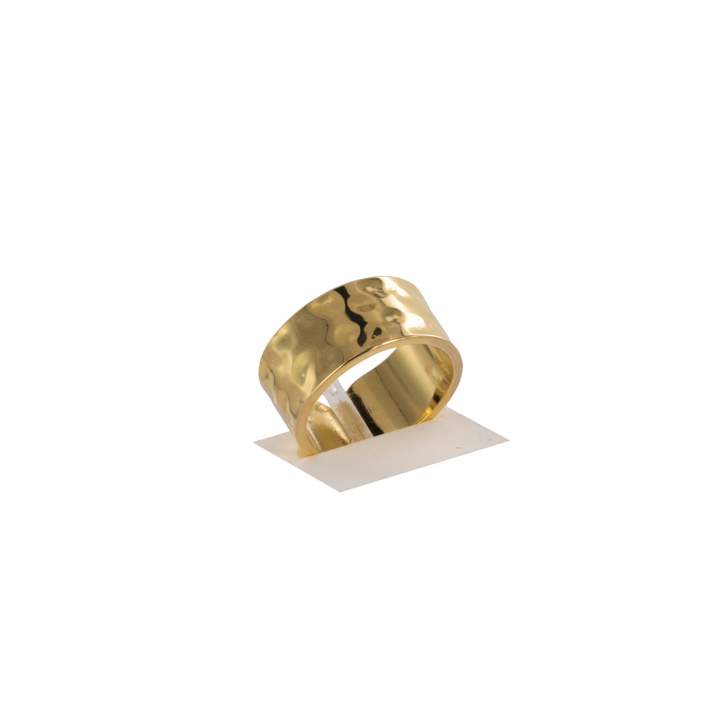 NOUVEAUTE ! Bague "Laetitia" Martelée | Plaqué or 18k.