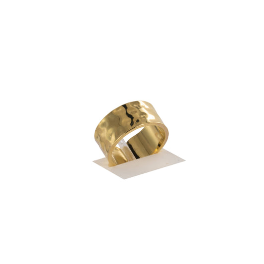 NOUVEAUTE ! Bague "Laetitia" Martelée | Plaqué or 18k.