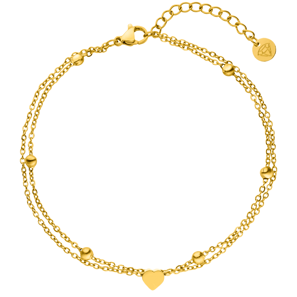 NOUVEAUTE ! Bracelet Heartbeat | Plaqué or 18K ou acier inoxydable poli