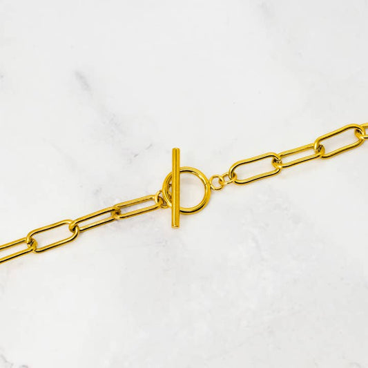 Bracelet "Sahab" | Acier inoxydable doré