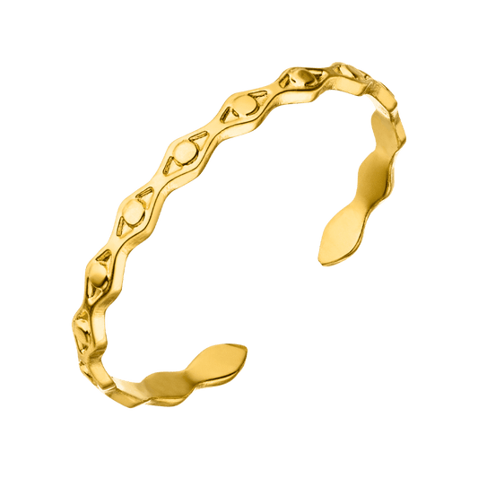 NOUVEAUTE ! Bague œil | plaqué or 18K