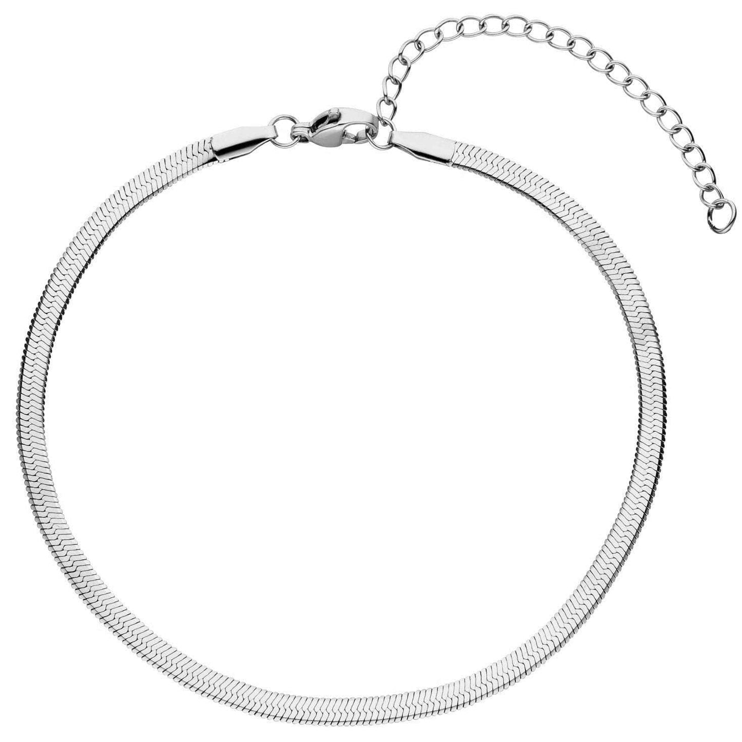 NOUVEAUTE ! Bracelet peau de serpent | plaqué or 18 carats ou acier inoxydable poli
