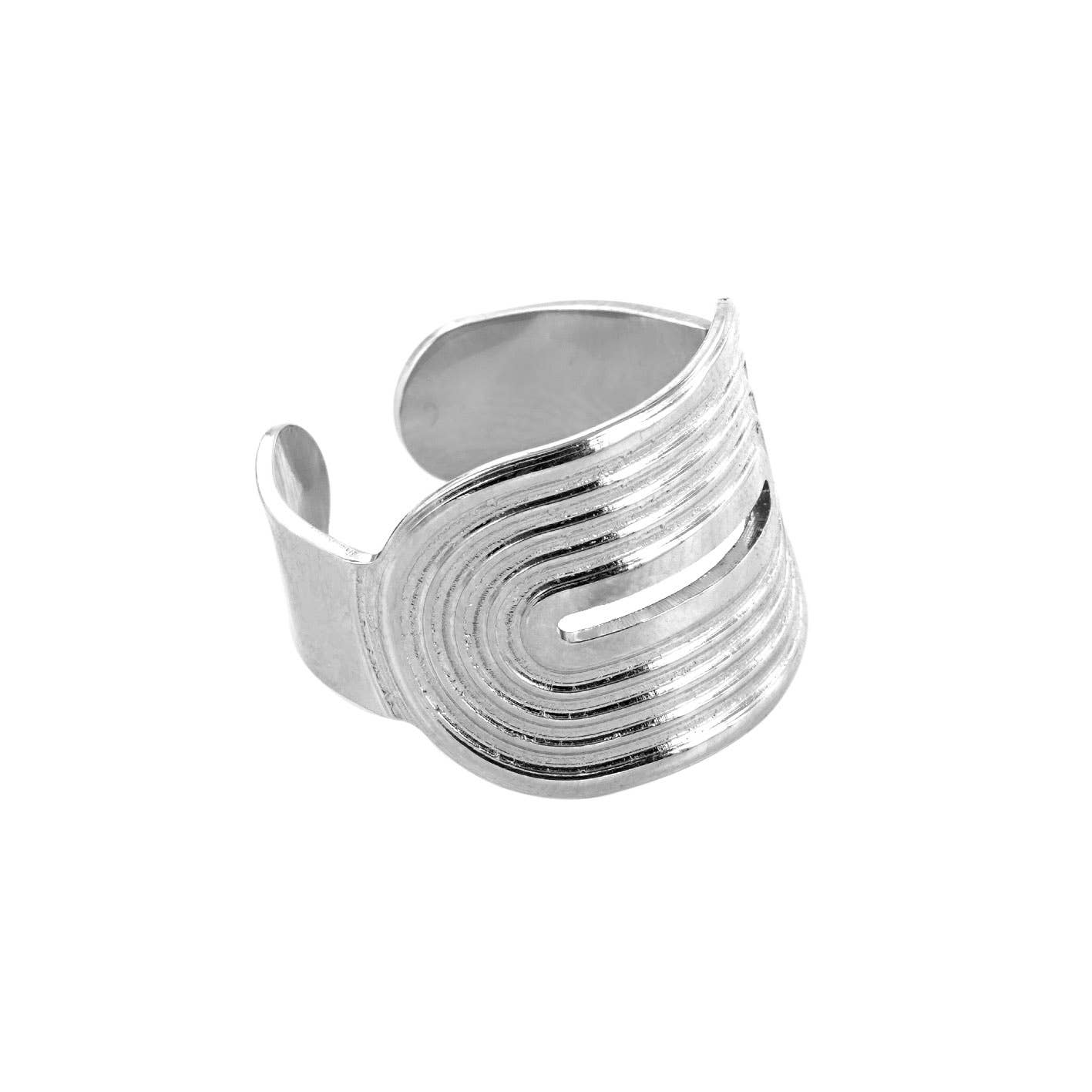 NOUVEAUTE ! Bague ruban 7 Chemins | Plaqué or 18K