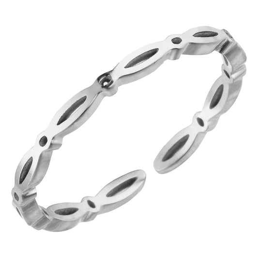 NOUVEAUTE ! Bague Nivia | Acier inoxydable poli