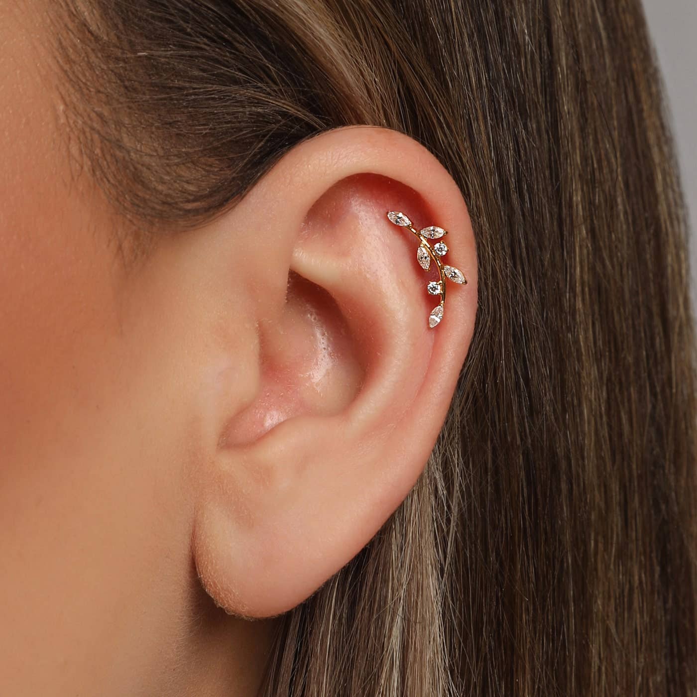NOUVEAUTE ! Piercing "Mia" | Titane ou titane plaqué or