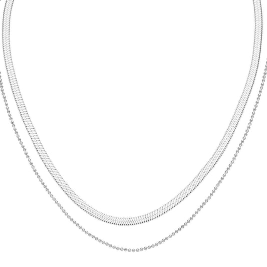 NOUVEAUTE ! Collier Sleeky |  plaqué or 18 carats ou acier inoxydable hautement poli.