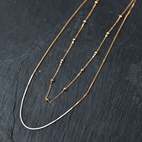 Collier "Lucy G" | Argent 925 millièmes rhodié ou rhodium doré