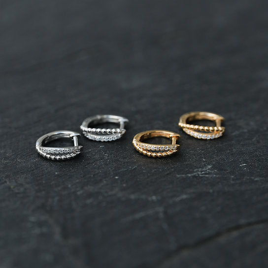 NOUVEAUTE ! Boucles d'oreille "Meily" | Argent rhodié ou rhoduim doré