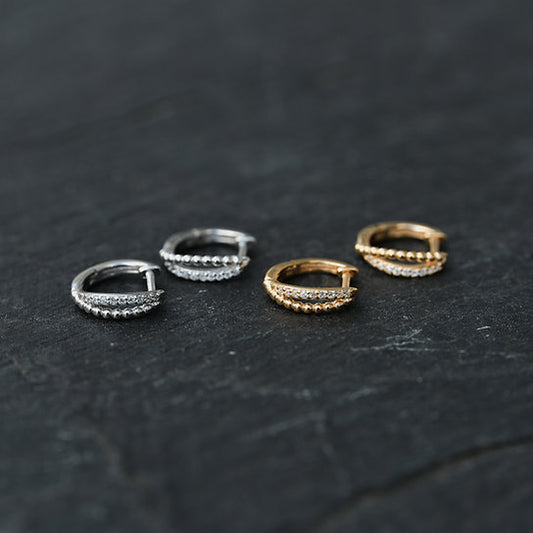 NOUVEAUTE ! Boucles d'oreille "Meily" | Argent rhodié ou rhoduim doré