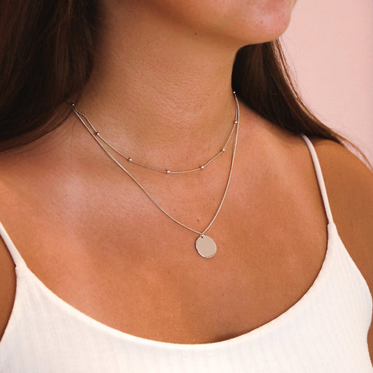 Collier "Mylie" | Rhodium doré