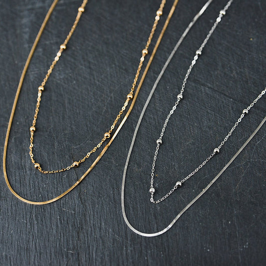 Collier "Lucy G" | Argent 925 millièmes rhodié ou rhodium doré