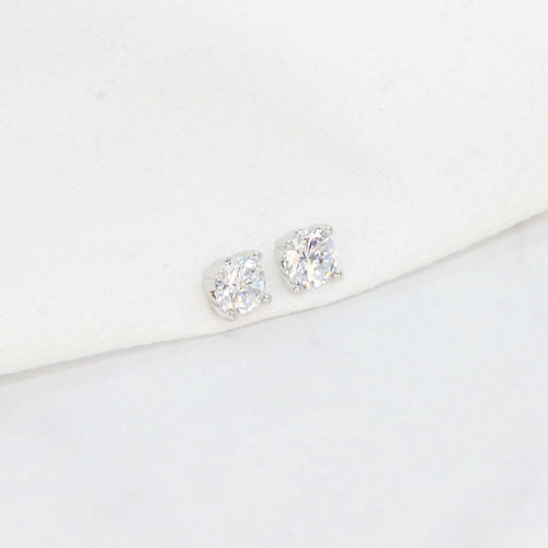 Boucles d'oreille "Alida" | Argent rhodié