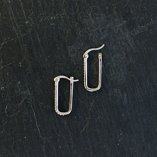 NOUVEAUTE ! Boucles d'oreille "Kimy" en argent 925 rhodié