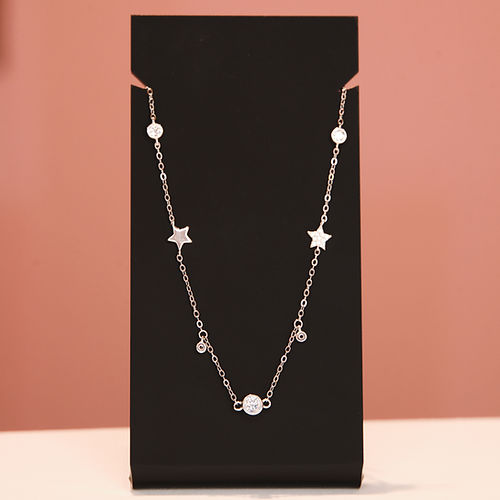 Collier "Starlette" | Argent 925 millièmes rhodié